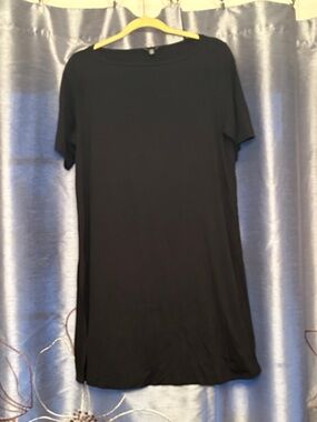 Eileen Fisher Black T-shirt Dress
